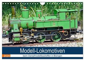 Modell-Lokomotiven beim Dampfmodellbautreffen in Bisingen (Wandkalender 2024 DIN A4 quer), CALVENDO Monatskalender von Günther,  Geiger