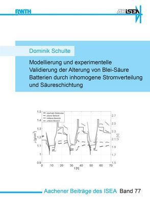 Modellierung und experimentelle Validierung der Alterung von Blei-Säure Batterien durch inhomogene Stromverteilung und Säureschichtung von Schulte,  Dominik