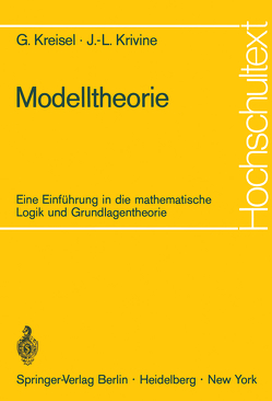 Modelltheorie von Jung,  Joachim, Kreisel,  Georg, Krivine,  Jean-Louis