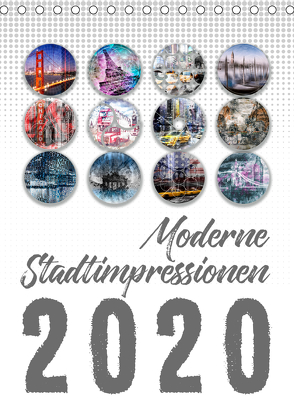 Moderne Stadtimpressionen (Tischkalender 2020 DIN A5 hoch) von Viola,  Melanie