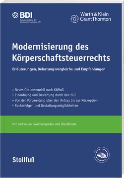 Modernisierung des Körperschaftsteuerrechts – Online