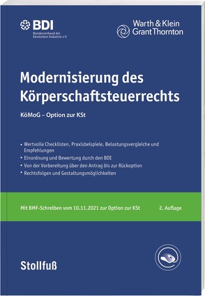 Modernisierung des Körperschaftsteuerrechts