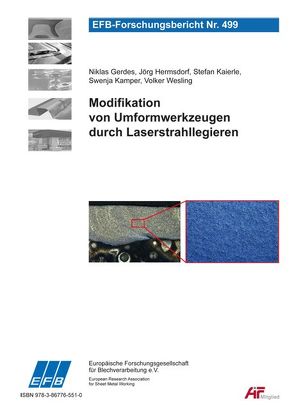 Modifikation von Umformwerkzeugen durch Laserstrahllegieren von Gerdes,  Niklas, Hermsdorf,  Jörg, Kaierle,  Stefan, Kamper,  Swenja, Wesling,  Volker