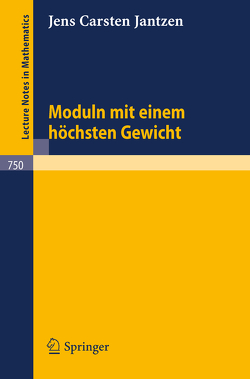 Moduln mit einem höchsten Gewicht von Jantzen,  Jens C.