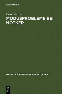 Modusprobleme bei Notker von Furrer,  Dieter