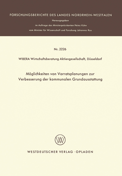 Möglichkeiten von Vorratsplanungen zur Verbesserung der kommunalen Grundausstattung