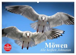 Möwen. Alle heißen Johnatan (Wandkalender 2024 DIN A2 quer), CALVENDO Monatskalender von Stanzer,  Elisabeth