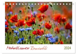 Mohnblumen Romantik (Tischkalender 2024 DIN A5 quer), CALVENDO Monatskalender von Geisdorf,  Linda