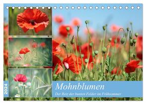 Mohnblumen (Tischkalender 2024 DIN A5 quer), CALVENDO Monatskalender von Deter,  Thomas