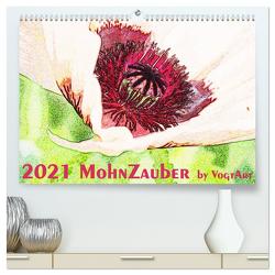 MohnZauber (hochwertiger Premium Wandkalender 2024 DIN A2 quer), Kunstdruck in Hochglanz von VogtArt,  VogtArt