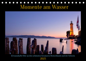 Momente am Wasser 2023 (Tischkalender 2023 DIN A5 quer) von E. Richter,  Elena