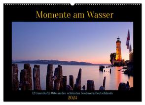 Momente am Wasser 2024 (Wandkalender 2024 DIN A2 quer), CALVENDO Monatskalender von E. Richter,  Elena