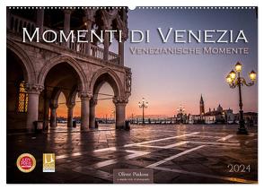 Momenti di Venezia – Venezianische Momente (Wandkalender 2024 DIN A2 quer), CALVENDO Monatskalender von Pinkoss,  Oliver