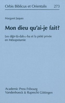 Mon dieu qu’ai-je fait? von Jaques,  Margaret