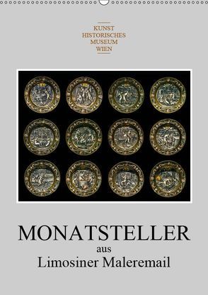 Monatsteller aus Limosiner Maleremail (Wandkalender 2019 DIN A2 hoch) von Bartek,  Alexander