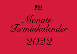 Monatsterminkalender 2022