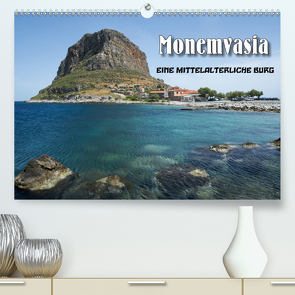 MONEMVASIA – Eine mittelalterliche Burg (Premium, hochwertiger DIN A2 Wandkalender 2021, Kunstdruck in Hochglanz) von Scholz,  Frauke