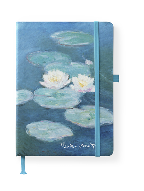 Monet 16×22 cm – Blankbook – 192 blanko Seiten – Hardcover – gebunden von Monet,  Claude