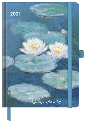 Monet 2021 – Buchkalender – Taschenkalender – Kunstkalender – 16×22 von Monet,  Claude