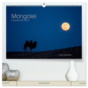 Mongolei – imposantes Land (hochwertiger Premium Wandkalender 2024 DIN A2 quer), Kunstdruck in Hochglanz von Reuther,  Jörg