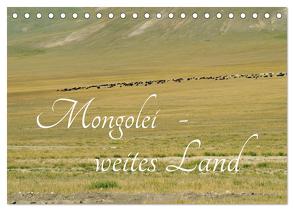 Mongolei – weites Land (Tischkalender 2024 DIN A5 quer), CALVENDO Monatskalender von Winter,  Eike