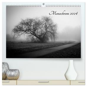 Monochrom 2024 (hochwertiger Premium Wandkalender 2024 DIN A2 quer), Kunstdruck in Hochglanz von Pfeiffer,  Alexander