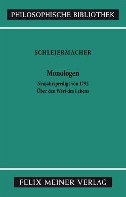 Monologen von Mulert,  Hermann, Schiele,  Friedrich Michael, Schleiermacher,  Friedrich Daniel Ernst