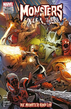 Monsters Unleashed: Die Monster sind los von Allor,  Paul, Barbri,  Carlo, Bunn,  Cullen, Hill,  Bryan Edward, Kronsbein,  Bernd, Level,  Brian, Lim,  Ron, Lopez Ortiz,  Ricardo, Lopez,  Julian, Templeton,  Ty, Whitely,  Jermey, Yu,  Leinil Francis, Zdarsky,  Chip