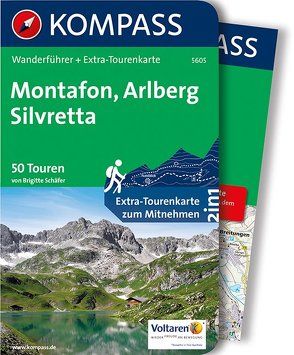 KOMPASS Wanderführer Montafon, Arlberg, Silvretta von Schaefer,  Brigitte