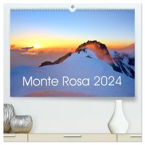 Monte Rosa (hochwertiger Premium Wandkalender 2024 DIN A2 quer), Kunstdruck in Hochglanz von Kehl,  Michael