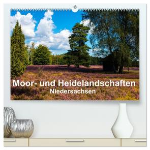 Moor- und Heidelandschaften Niedersachsen (hochwertiger Premium Wandkalender 2024 DIN A2 quer), Kunstdruck in Hochglanz von E. Hornecker,  Heinz