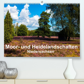 Moor- und Heidelandschaften Niedersachsen (Premium, hochwertiger DIN A2 Wandkalender 2023, Kunstdruck in Hochglanz) von E. Hornecker,  Heinz