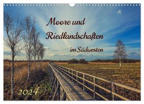 Moor und Riedlandschaften im Südwesten (Wandkalender 2024 DIN A3 quer), CALVENDO Monatskalender von Horn,  Christine