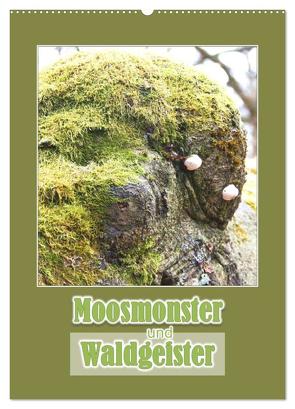 Moosmonster und Waldgeister (Wandkalender 2024 DIN A2 hoch), CALVENDO Monatskalender von Keller,  Angelika