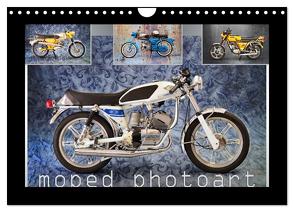 moped photoart (Wandkalender 2024 DIN A4 quer), CALVENDO Monatskalender von Laue,  Ingo