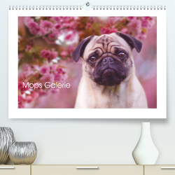 Mops Galerie (Premium, hochwertiger DIN A2 Wandkalender 2023, Kunstdruck in Hochglanz) von Arendt,  Melanie