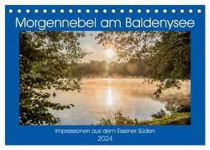 Morgennebel am Baldeneysee (Tischkalender 2024 DIN A5 quer), CALVENDO Monatskalender von Hitzbleck,  Rolf