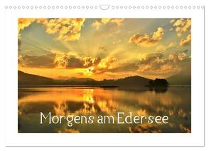 Morgens am Edersee (Wandkalender 2024 DIN A3 quer), CALVENDO Monatskalender von Loß,  Heike