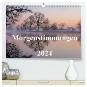 Morgenstimmungen 2024 (hochwertiger Premium Wandkalender 2024 DIN A2 quer), Kunstdruck in Hochglanz von Hennig,  Jörg