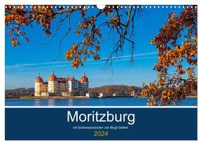 Moritzburg mit Schlossansichten (Wandkalender 2024 DIN A3 quer), CALVENDO Monatskalender von Seifert,  Birgit