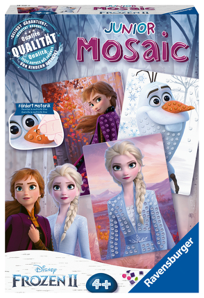 Ravensburger 18110 Mosaic Junior Frozen 2, DIY für Kinder ab 4 Jahren