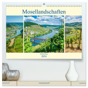 Mosellandschaften (hochwertiger Premium Wandkalender 2024 DIN A2 quer), Kunstdruck in Hochglanz von Hess,  Erhard