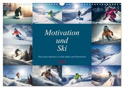 Motivation und Ski (Wandkalender 2024 DIN A3 quer), CALVENDO Monatskalender von Meutzner,  Dirk