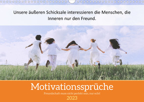 Motivationssprüche Freundschaft (Wandkalender 2023 DIN A3 quer) von MOTIVATIONPUUR