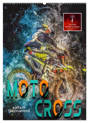 Motocross – einfach faszinierend (Wandkalender 2024 DIN A2 hoch), CALVENDO Monatskalender von Roder,  Peter