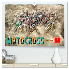 Motocross extrem (hochwertiger Premium Wandkalender 2024 DIN A2 quer), Kunstdruck in Hochglanz von Roder,  Peter