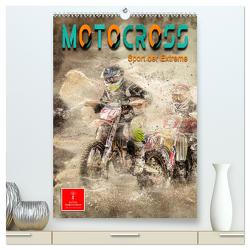 Motocross – Sport der Extreme (hochwertiger Premium Wandkalender 2024 DIN A2 hoch), Kunstdruck in Hochglanz von Roder,  Peter