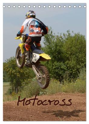 Motocross Terminplaner (Tischkalender 2024 DIN A5 hoch), CALVENDO Monatskalender von Dietrich,  Jochen