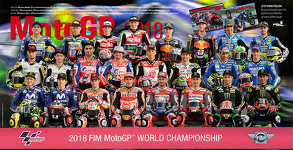 MotoGP 2018 Plakat von Neubert,  Jörg