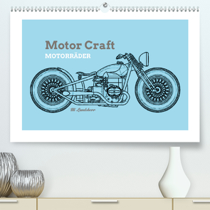 Motor Craft Motorräder (Premium, hochwertiger DIN A2 Wandkalender 2021, Kunstdruck in Hochglanz) von Landsherr,  Uli